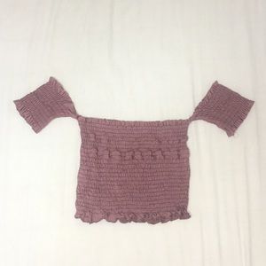 Off the shoulder Crop Top
